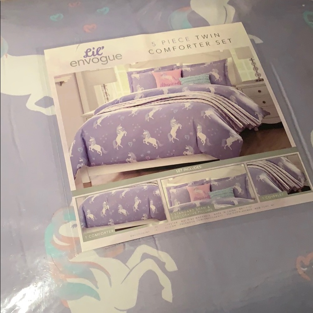 Lil envogue 5 piece twin comforter set